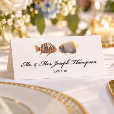 Tented Place Card